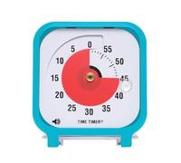 Timer Piccolo, Timer Visivo blu turchese, timer conto alla rovescia di 60 minuti, riunioni, timer da cucina, uffici e strumento per l'istruzione domestica con funzionamento silenzioso