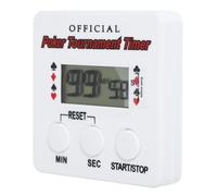 Timer Poker Elettronico Bianco, 99 Minuti e 59 Secondi