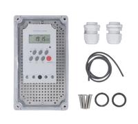 Timer Pompa Piscina, Funzionamento On/off 28 Volte Programmabile 7 Giorni, Impermeabile, modalità Ora Legale, Certificato ETL, Esterno Interno, per Pompe Piscina, (AC .220V)