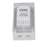 Timer Pompa Piscina, Timer Programmabile Impermeabile Esterno Scatola Timer Meccanica con Pulsante Manuale, Scatola Timer Digitale Resistente per Scaldabagno, Pompa Piscina, SPA,