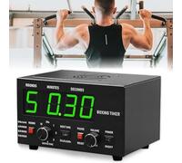 Timer Portatile per Palestra, Timer per intervalli di Boxe con Barra di avanzamento del Tempo, Tempo, frequenza e Suono Regolabili, Timer per Fitness per Muay Thai/MMA/Kickboxing+