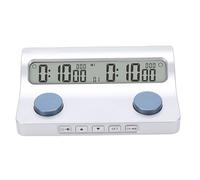 Timer professionale per giochi da tavolo con avviso silenzioso a doppia modalità, orologio per conto alla rovescia con display HD, temporizzazione massima di 9 ore con ritardo