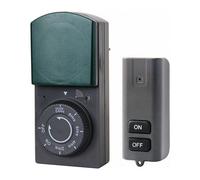 Timer Programmatore da Esterno Ip44 Funzione Countdown con Sensore e Telecomando