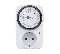 Goobay 51276 Temporizzatore elettrico analogico per la presa e il controllo preciso e semplice dei dispositivi elettronici