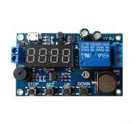 Timer relè digitale con sincronizzazione orologio 24 ore e supporto per 5 sequenze di uscita basate sul tempo nella logica di controllo