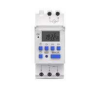 Timer Relè Digitale Programmabile Settimanale Monofase 1NO 1NC Su Guida DIN, 7 Giorni, AC Risparmio Energetico(48V AC DC)