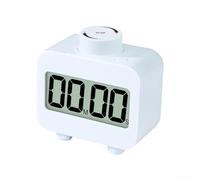 Timer Rotary Plastic Large Display Memory | Interruttore volume / silenzioso, luce lampeggiante rossa, ideale per cucine rumorose o biblioteche silenziose
