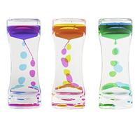 Timer sensoriale liquido per autismo, esigenze sensoriali, ADHD, stress, ansia. Giocattolo per autismo e bisogni speciali. Scelta del colore (rosa e blu)