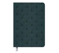 Timer Soft Touch 18 Monate dunkelgrün 2027/2028: Terminplaner A5 in Lederoptik / Kalendarium von Oktober 2026 bis März 2028, Notizen und Lesezeichenband