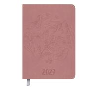 Timer Soft Touch morgenrot 2027: Terminplaner in Lederoptik. Terminkalender mit Wochenübersicht und Lesezeichenband. Taschenkalender im Format: 11 x 16 cm