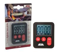 Timer Tascabile Ilsa Digitale Plastica ABS Funzione Cronometro Countdown Cucina