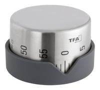 Timer TFA Dostmann Dot acciaio inox