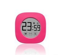 Timer touch screen per cucina e studio, orologio silenzioso regolabile con conto alla rovescia con ampio display LCD, 78 x 78 x 25 mm, compatibile con funzioni di conto alla rovescia e orologio, blu