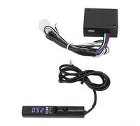 Timer turbo automatico con display digitale a LED, 12 V, con ritardo di spegnimento, calcolo della rotazione dell'aria e pulsante di navigazione multi angolo