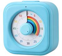 Timer visivo arcobaleno per bambini, conto alla rovescia silenzioso da 60 minuti, strumento di gestione del tempo per scuola domestica, forniture per studio, aula, casa, ufficio, scrivania
