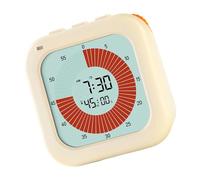 Timer visivo da 60 minuti per bambini, gestione dei tempi di studio, sveglia silenziosa con schermo LCD e manopola girevole, dispositivo di insegnamento dei tempi adatto ai bambini