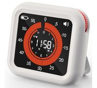 Timer visivo digitale, max 11h59m, ricaricabile, magnetico, display VA | Ricaricabile USB-C, conto alla rovescia & progressivo, volume+luminosità regolabili, ideale per cucina, aula e studio
