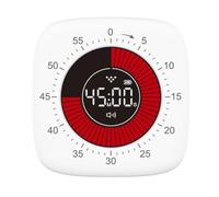 Timer visivo digitale Timer visivo 50 x 50 mm per bambini, strumento di studio per l'istruzione domiciliare da 60 minuti, promemoria delle attività per la cucina di casa