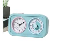 Timer visivo - Gestione del Doppio Schermo per Compiti Attività | Timer Silenzioso Apprendimento con Luce Notturna | Orologio Educativo Materno Primario Bagno Cucina Autonomi