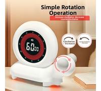 Timer visivo LED ricaricabile design cartone animato con conto alla rovescia sil