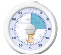 Timer visivo per bambini con chiara rappresentazione del tempo, motore silenzioso e semplice controllo della rotazione per la gestione quotidiana del tempo (B)