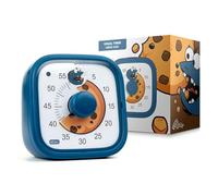 Timer visivo per bambini - Cookie Monster - Idea regalo per la scuola materna e l’asilo - Strumento di gestione del tempo - 60 minuti di conto alla rovescia - Promuove concentrazione e produttività