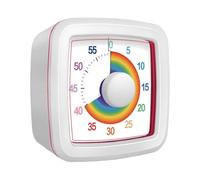 Timer visivo per bambini, strumento per autodiscipline, conto alla rovescia da 60 minuti, semplice funzione di rotazione per una facile impostazione dell'ora, timer da cucina per cucinare