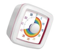 Timer visivo per bambini, strumento per autodiscipline, conto alla rovescia da 60 minuti, semplice funzione di rotazione per una facile impostazione dell'ora, timer da cucina per cucinare