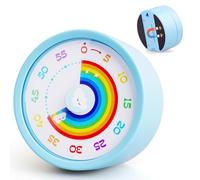 Timer Visivo per Bambini,Timer di 60 Minuti con Funzionamento Silenzioso, per L'apprendimento, Efficace del Tempo