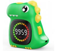 Timer visivo per bambini, timer digitale da 99 minuti, ricaricabile tramite USB, suono di dinosauro e luce lampeggiante, per gestire il tempo di spazzolatura dei denti, compiti, cibo
