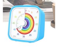 Timer visivo per isco , allarme conto alla rovescia da 60 minuti con protettiva, timer silenzioso per la casa per insegnanti, studenti, bambini, scuola, ufficio, casa