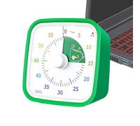 Timer visivo per isco , allarme conto alla rovescia da 60 minuti con protettiva, timer silenzioso per la casa per insegnanti, studenti, bambini, scuola, ufficio, casa