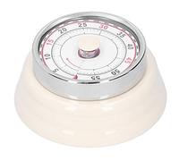 Timer visivo per il conto alla rovescia da 60 minuti, timer meccanico Minuti timer elettronico per strumento di gestione del tempo di cottura per scuola, casa o lavoro Timer (White)