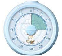 Timer visivo per s, silenzioso e rotante, conto alla rovescia con doppia modalità di allarme, display digitale e analogico, strumento di gestione del tempo per studio, aula camera da letto, design (D)