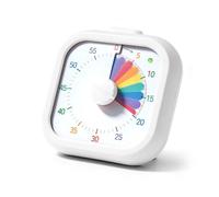 Timer Visivo Rainbow, Timer con Conto Alla Rovescia da 60 Minuti| Funzionamento silenzioso con allarme opzionale | Ideale per aule scolastiche studio cucina ufficio domestico e gestione del tempo