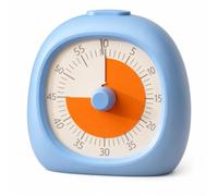 Timer Visivo, Timer da Cucina 60 Minuti Blu Ricaricabile | Timer Visivo per Casa, Cucina e Ufficio, Strumento di Gestione del Tempo con Manopola Singola