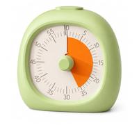 Timer Visivo, Timer da Cucina 60 Minuti Verde Ricaricabile | Strumento di Gestione del Tempo con Manopola Singola,Timer Visivo per Casa, Cucina e Ufficio