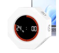 Timer Visual - Orologio Rovescia | Gadget Da Cucina Multifunzionale | Orologio Digitale Conto Alla Rovescia | Strumenti Di Formazione Di solito Orologio Silenzioso Resistente agli Urti per La Cottura