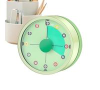 Timer Visuale per Classe - Timer Meccanico Ricaricabile 60 Minuti | Orologio Conto Alla Rovescia Visuale 72 Decibel per Cucina Ufficio Giochi Bagno Insegnanti Adulti