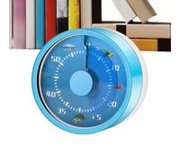 Timer Visuale per Classe | Timer Meccanico Ricaricabile 60 Minuti - Orologio Conto Alla Rovescia Visuale 72 Decibel per Cucina Ufficio Giochi Bagno Insegnanti Adulti