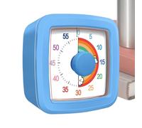 Timer Visuale - Timer ABS | Orologio Da 4 Pollici - Gestione Tempo in Classe per Studenti delle Scuole Primarie, Design Non Ticking per Studiare, Lettura, Preparare Esame, Cucina
