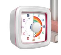 Timer Visuale - Timer ABS | Orologio Da 4 Pollici - Gestione Tempo in Classe per Studenti delle Scuole Primarie, Design Non Ticking per Studiare, Lettura, Preparare Esame, Cucina