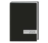 Times&more - Agenda 2024, nero con busta flessibile, pratica agenda settimanale 2024 per pianificare le date.