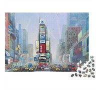 Times Square Puzzle 1000 Pezzi Per Adulti, City Mappa Mentale, Esperienza Tridimensionale, Opera Da Parete 1000pcs (75x50cm)