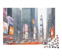 Times Square Puzzle Da 1000 Pezzi, City Decorazione Moderna, Gioco Intelligente Per Adulti, Adolescenti 14+ 1000pcs (75x50cm)