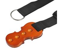 TIMESETL Cello Endpin Tappo Poggia Puntale per Violoncello Antiscivolo in Legno Supporto Pennarello Violoncello Cuscino Antivibrante con 4 Fori, Fermapuntali con Tracolla 40-70 cm