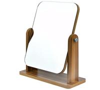 TIMESETL Vanity Mirror - Specchio da scrivania girevole a 360°, per vestirsi e acconciare, 22 x 17 cm