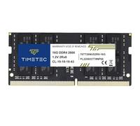 Timetec 16GB DDR4 2666MHz (PC4-2666V) PC4-21300 SODIMM RAM per laptop, mini PC e computer All-in-One - Non-ECC Unbuffered, 260 pin, 1,2V CL19 modulo di memoria