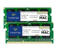 Timetec 16GB KIT (2x8GB) Compatibile con Apple DDR3 1067MHz/1066MHz PC3-8500 RAM per Mac Book (metà 2010 13''), Mac Book Pro (metà 2010 13''), iMac (fine 2009 27''), Mac Mini (metà 2010) RAM MAC