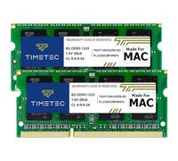 Timetec 16GB KIT(2x8GB) compatibile con Apple DDR3 1333MHz PC3-10600 CL9 per Mac Book Pro (inizio/fine 2011), iMac (metà 2010, metà/fine 2011), Mac Mini (metà 2011) Aggiornamento livello RAM MAC